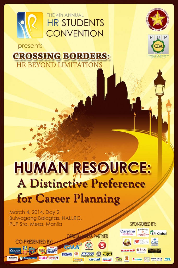 4th Annual HR Students Convention: Crossing Borders, HR Beyond Limitations 2 D2_Poster_2x3