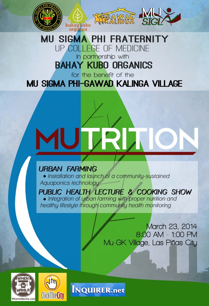 MUtrition: A Day of Learning and Activities on Food Preparation, Consumption and Education 1 Mutrition_WIM.com