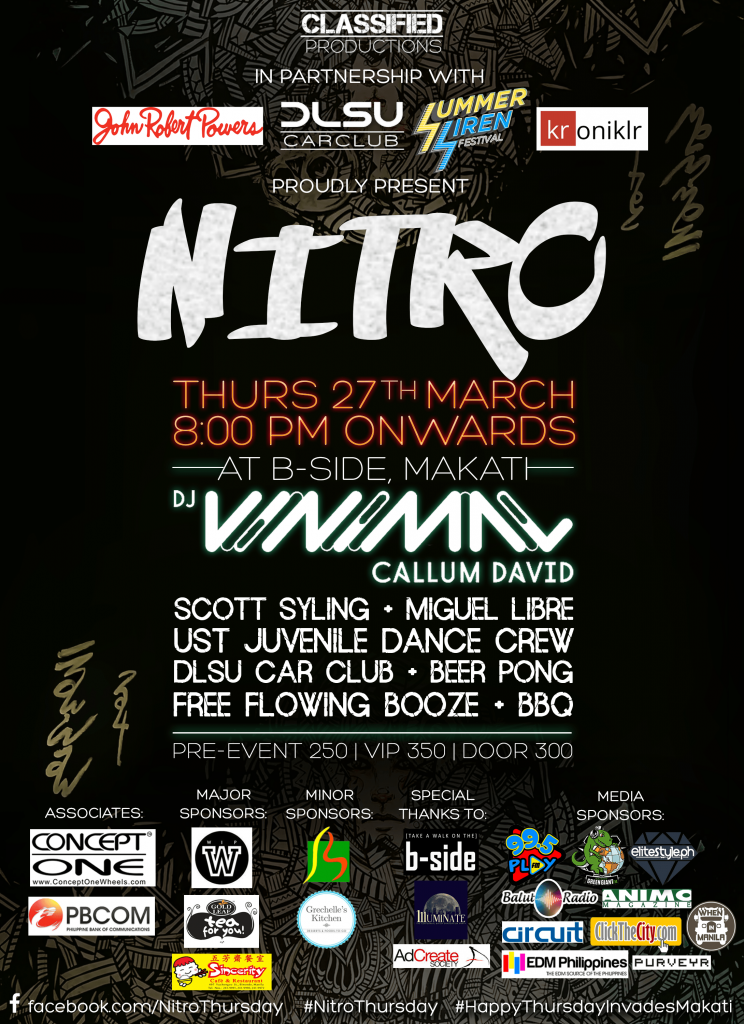 NITRO OFFICIAL POSTER WITH SPONSORS