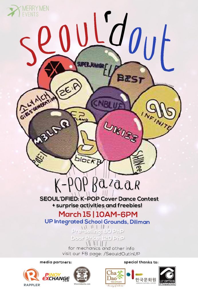 Seoul’d Out in UP! Get Your KPop On! 1 POSTER!