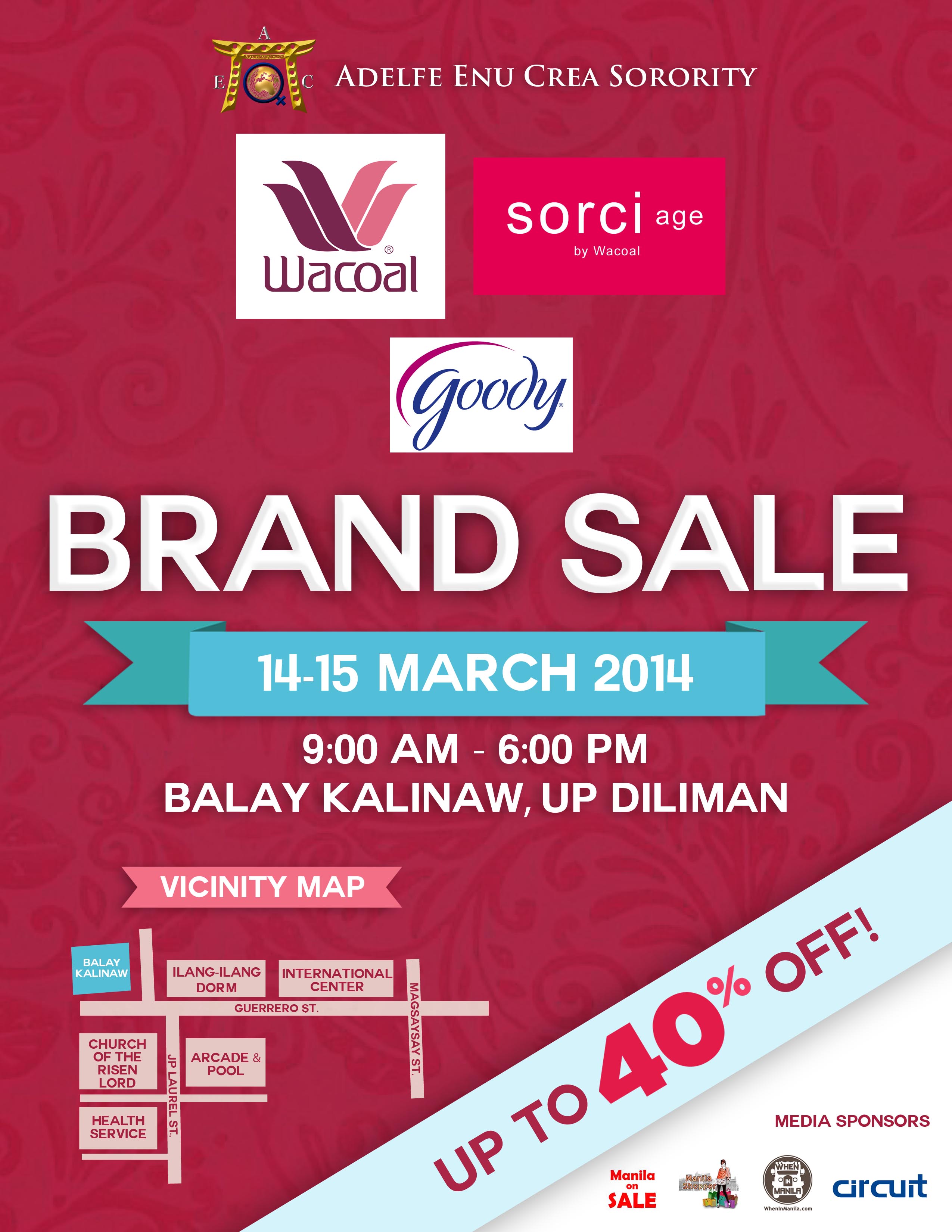 Poster Wacoal and Goody Brand Sale