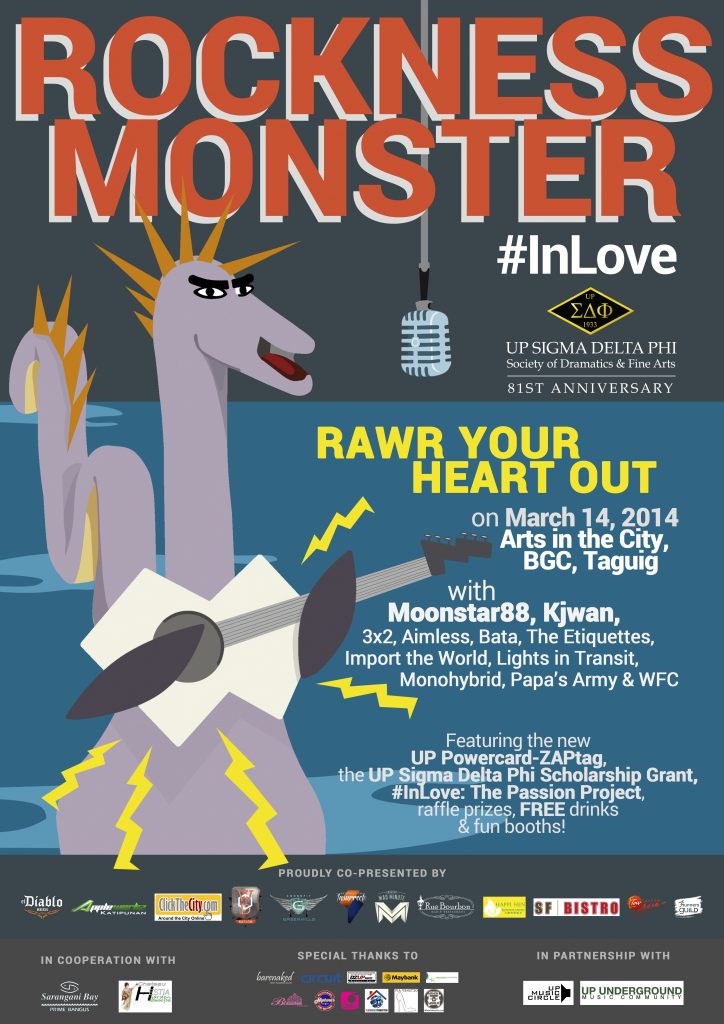 Rockness Monster: #InLove, Rawr Your Heart Out! 1 Rockness Monster Poster