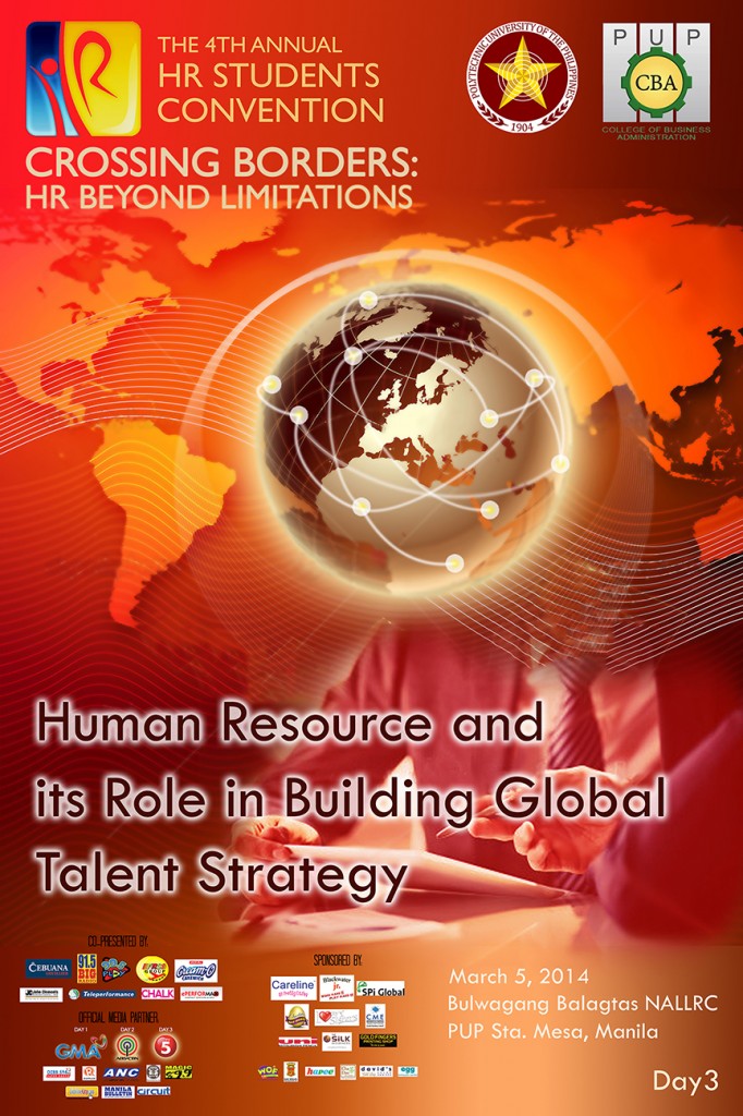 4th Annual HR Students Convention: Crossing Borders, HR Beyond Limitations 3 daily poster 2x3