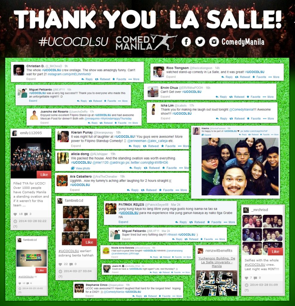 DLSU stands up for the Pinoy Stand-Up Comedy Revolution 6 La Salle