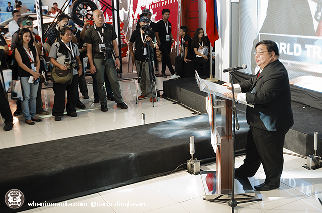 Manila International Auto Show 2014: 10 Car Crazy Decades! 2 Founder and President of Worldbex Mr. Joseph Ang