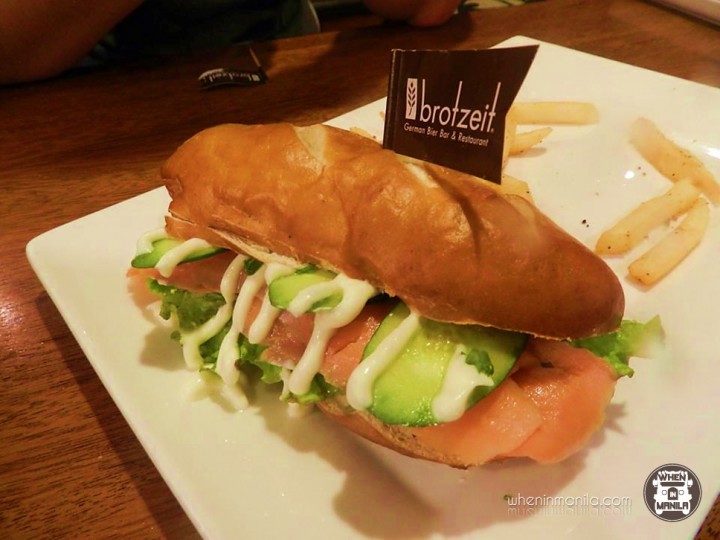 Brotzeit Smoked Salmon Sandwich1
