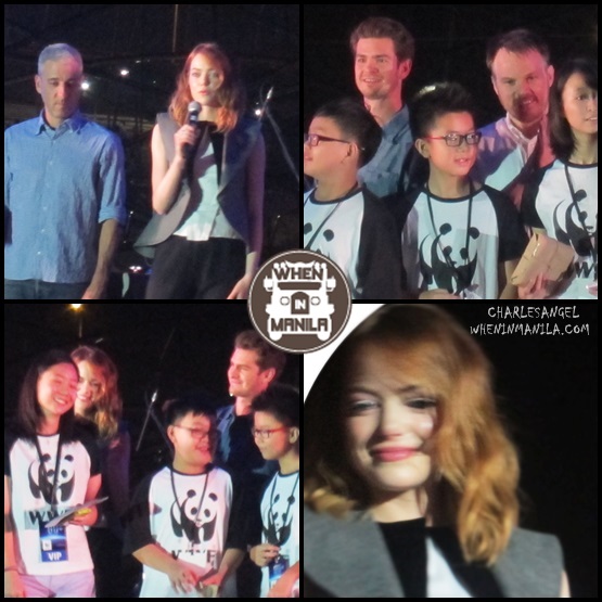 The Amazing Spider-Man 2 Stars Andrew Garfield, Emma Stone and Jamie Foxx Joined Hands for Earth Hour 2014 Celebration Held in Singapore WHENINMANILA CHARLESANGEL PRESS EVENT (13)
