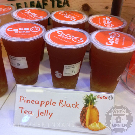 when in manila coco tea philippines launch pineapple black tea jelly