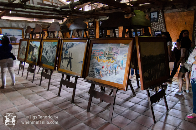 when in manila pampanga cultural and heritage tour san guillermo parish bacolor paintings collection