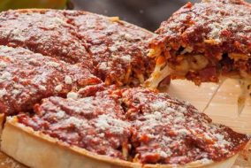 Luca's Corner Deep Dish Pizza Food Delivery