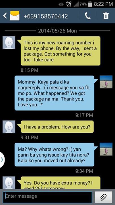 Text Scammer Pretends to be Mom in Need of Money Gets Fooled BOOMPANES (1)