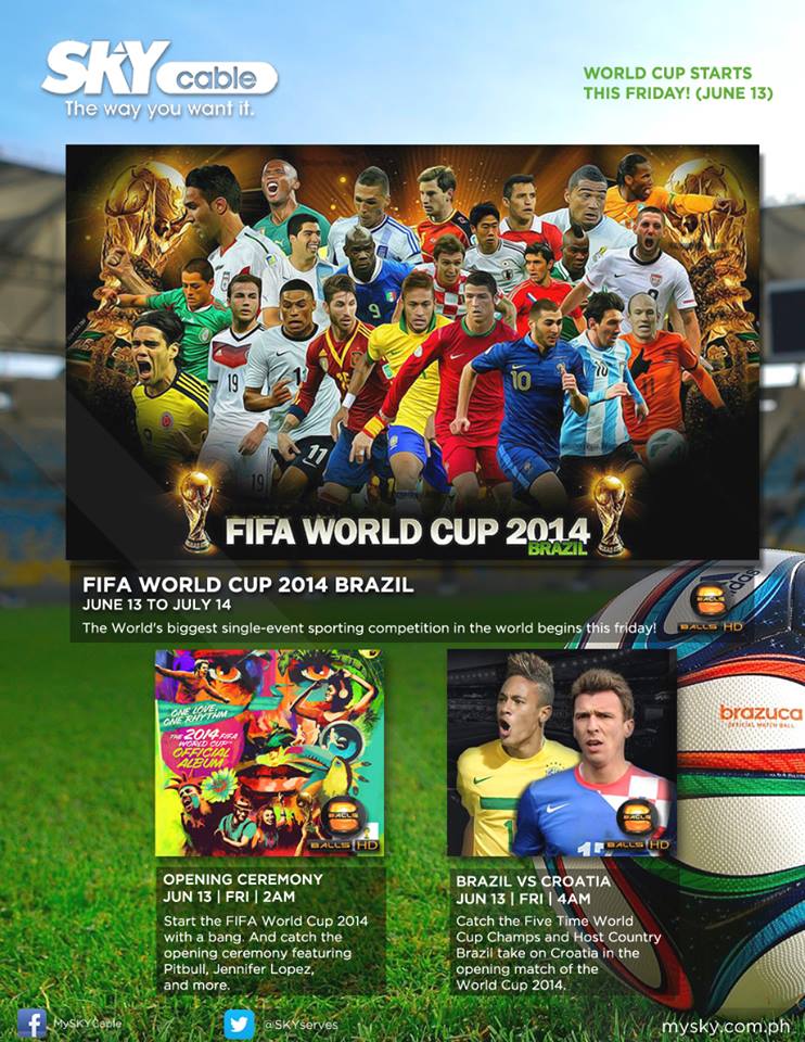 FIFA World Cup 2014 Sky Cable