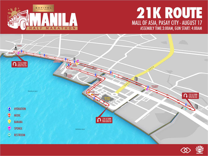 Sofitel Manila HalfMarathon Run for the Benefit of the Virlanie