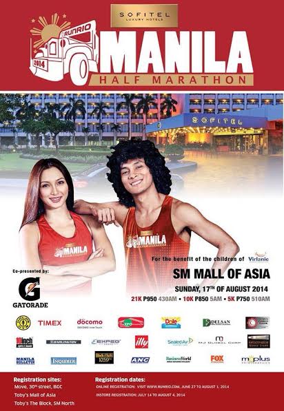 Sofitel Manila Half-Marathon: Run for the Benefit of the Virlanie Foundation 1 Sofitel Manila Half Marathon poster