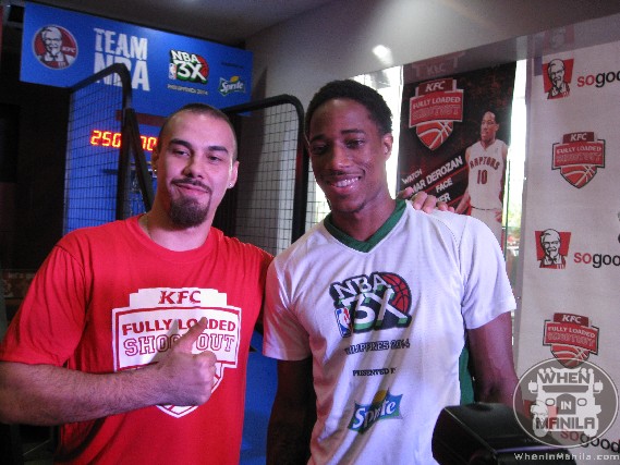 DeMar DeRozan vs Doug Kramer in Manila