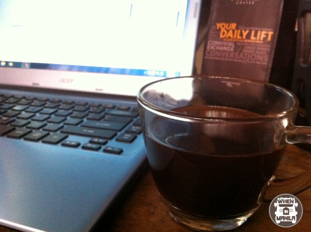 Kickstart coffee - coffee and laptop