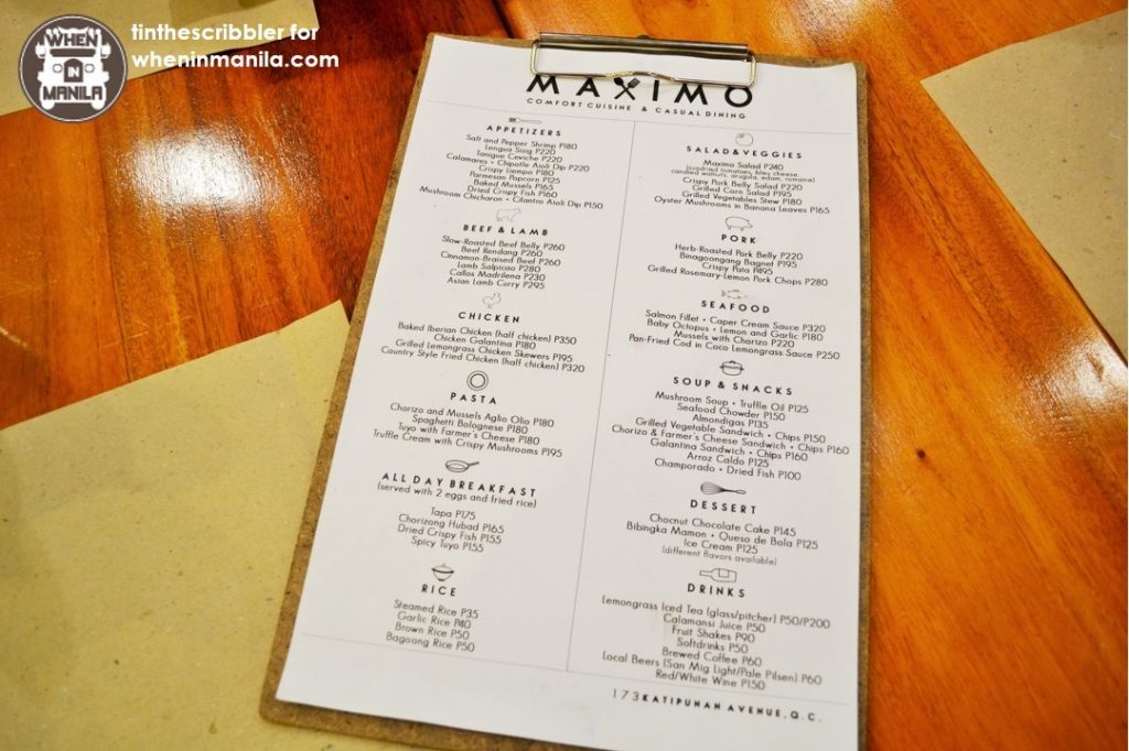 MAXIMO comfort cuisine and casual dining (1)