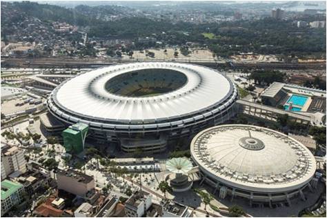Maracanã Stadium in Rio de Janeiro – Location of the FIFA World Cup Finals