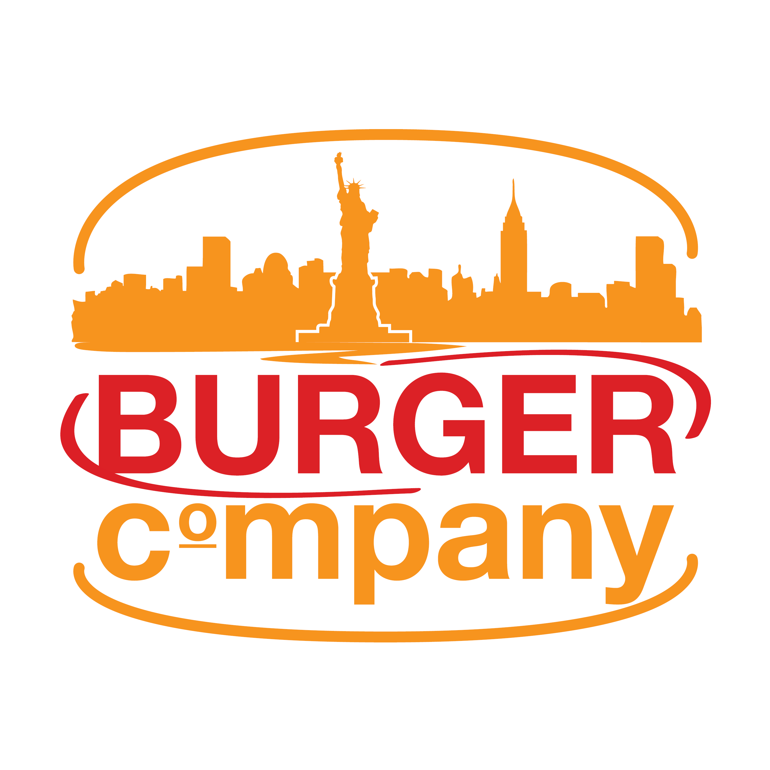 A - Burger Company Circle Logo