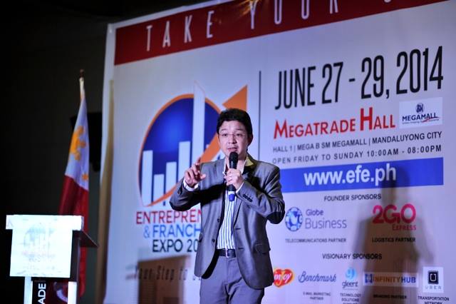 Entrepreneurs Explore Opportunities at Entrepreneur & Franchise Expo 2014 4 Celebrity Entrepreneur RJ Ledesma gives tips on vision setting on the road to entrepreneurship