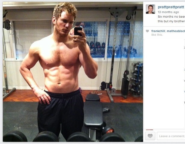 Chris Pratt In the Gym 1