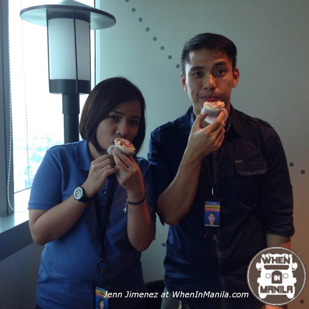 [It's All About Sweets] Snapshot of the jury during the bite: Ling Salaverria & Daemon Vilamil