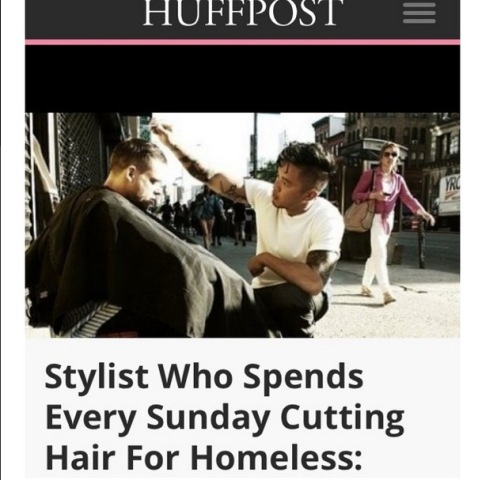 Pinoy stylist cuts homeless hair in new york (1)
