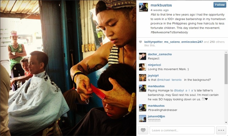 Pinoy Hair Artist Cuts Hair of the Homeless in New York 2 Pinoy stylist cuts homeless hair in new york (2)