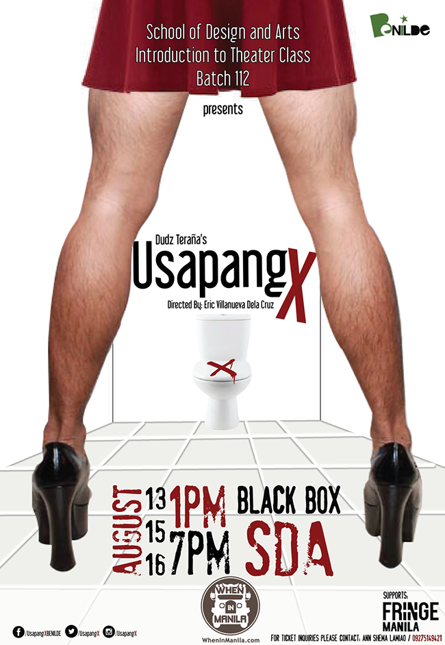 Usapang X Poster When In Manila