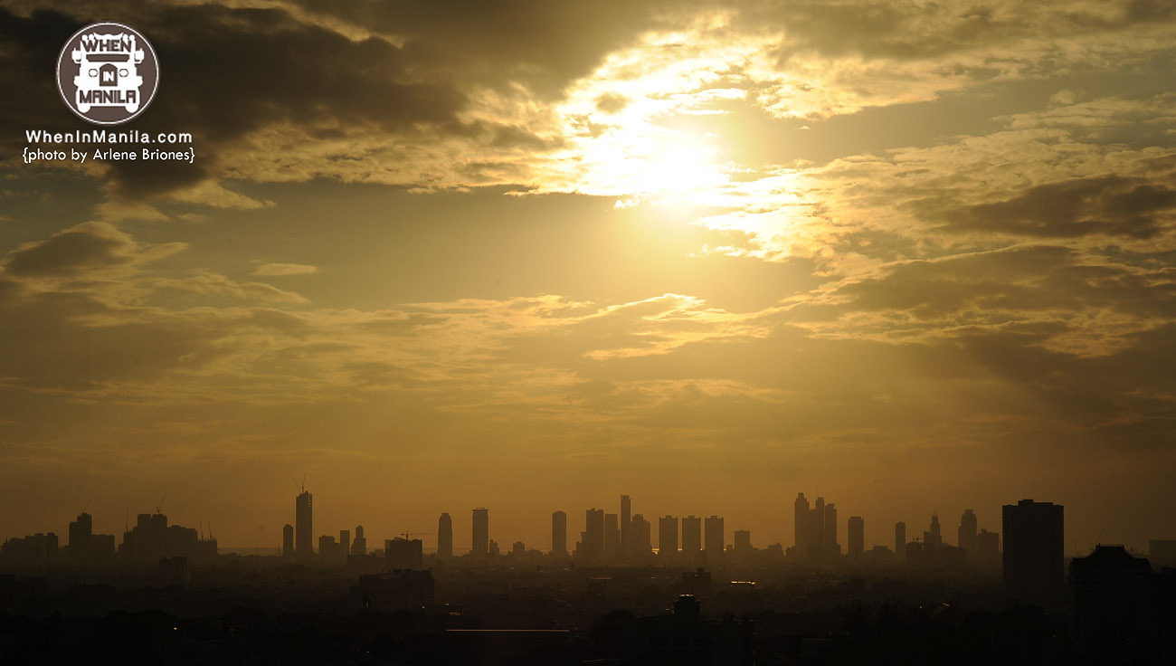 when in manila sunset city skyline