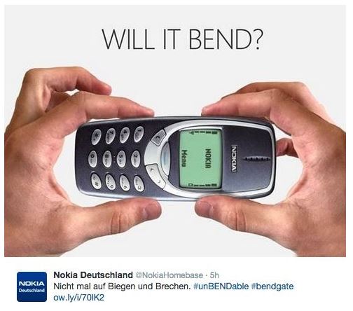 10 Funniest Brand Messages for iPhone 6's #BendGate Scandal 5 1 These Brands Have a Message for iPhone 6's #BendGate Scandal 8