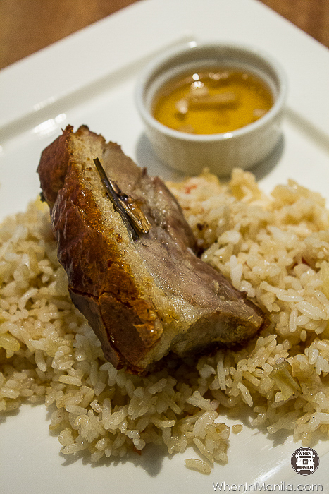 Potts Point Cafe: The Newest Guilt-Free Organic Foodie Paradise Right at the Heart of Eastwood City 10 Vietnamese-style Organic Slow roast pork belly with nuoc cham and pineapple fried rice (P375)