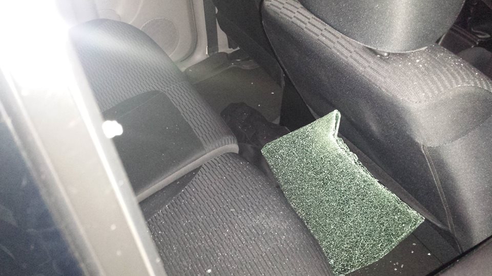 Smashed Car Window Greenfield District (3)