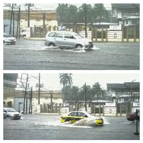 Here Comes the Rain Today: Netizens Share Photos of Flooded Manila Streets 3 Rain Flood Manila (3)