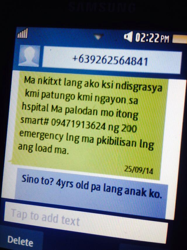 Beware! New Text Scam Targets Mothers 4 text scam targets mothers manila philippines wheninmanila