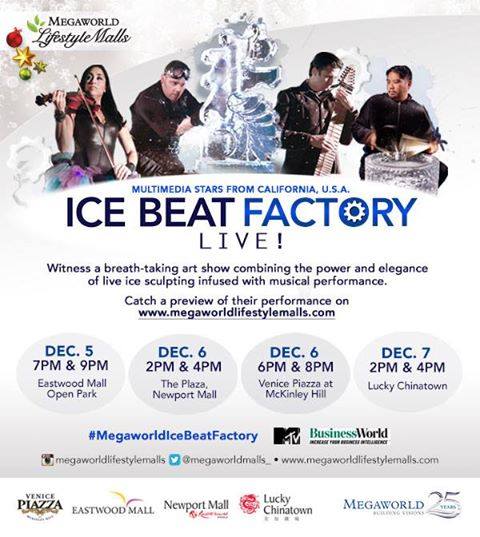 Catch Multimedia Stars "Ice Beat Factory" at Megaworld Lifestyle Malls 5 Ice Beat Factory
