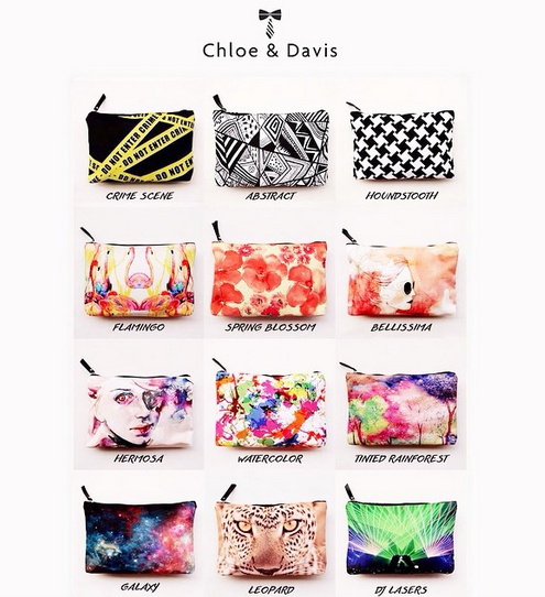 3 Things to Love About Chloe and Davis Bags 2 Chloe and Davis Printed Clutch