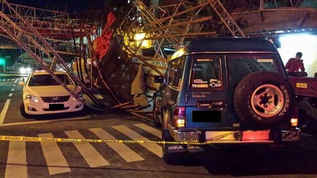 Collapsed Scaffolding in Makati