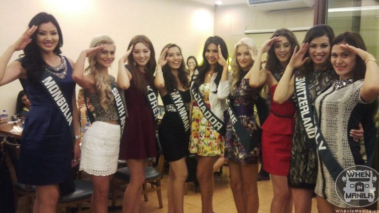 Ms. Earth Contestants Converge at The Aristocrat