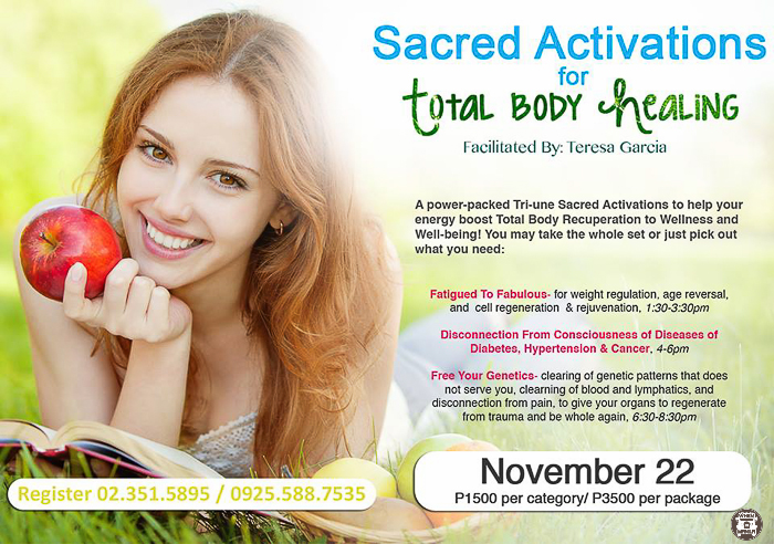 Sacred Activations for Total Body Healing by Maria Teresa Garcia 3 Sacred Activations