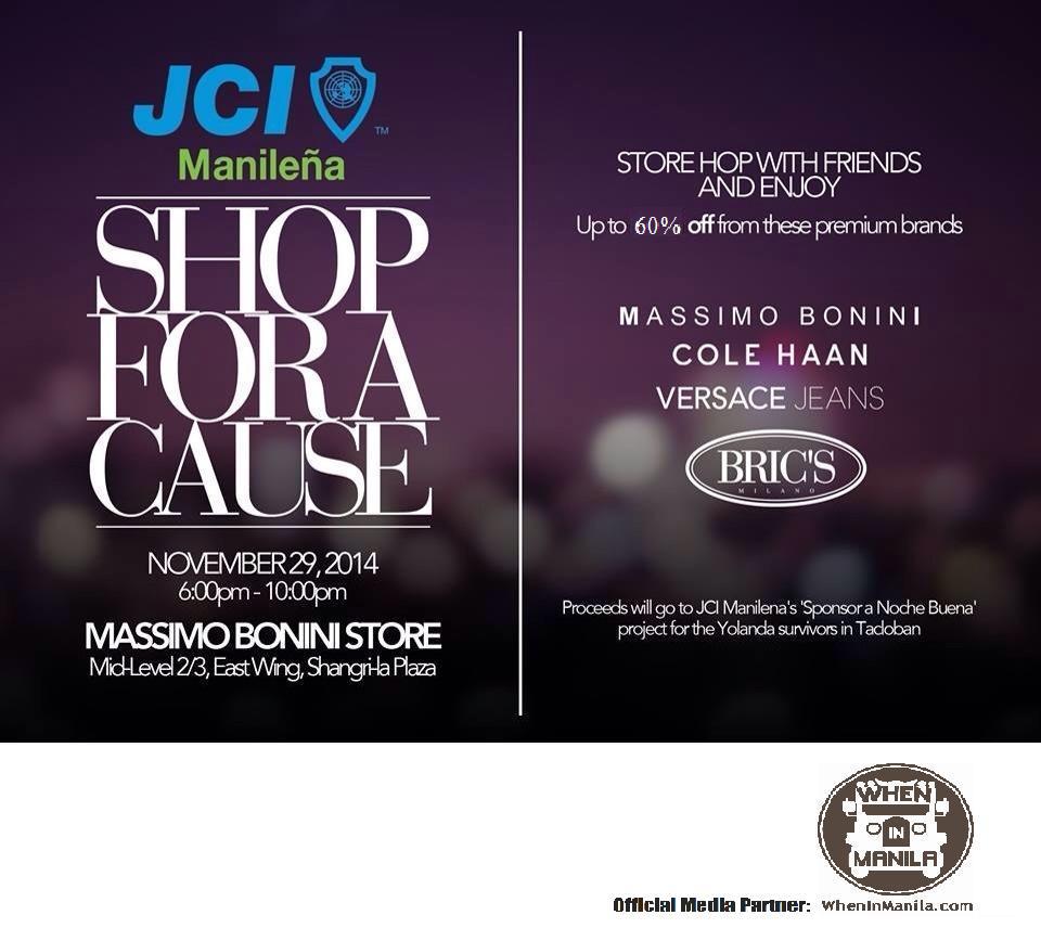 Shop For A Cause Poster with WIMDC