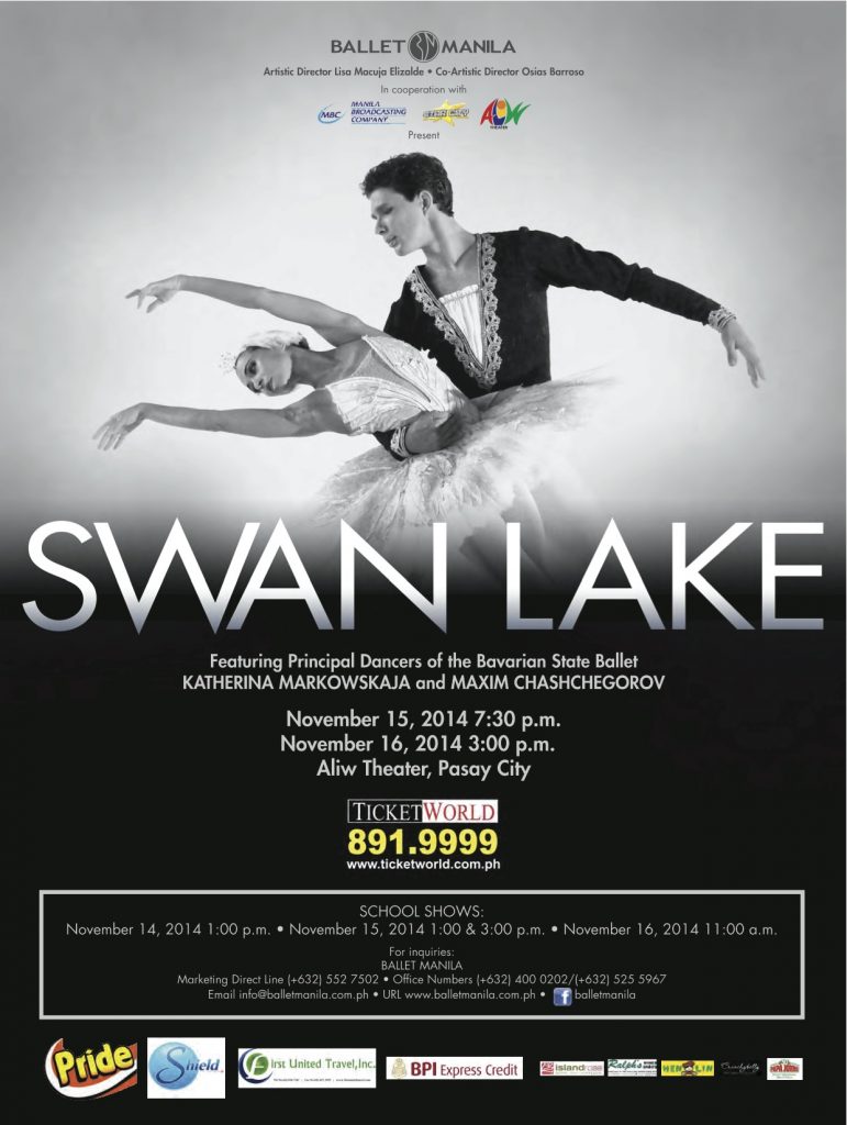 Swan Lake online ad copy