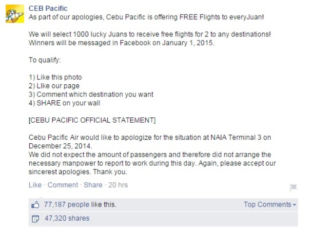 Fake Cebu Pacific FB Page (3)