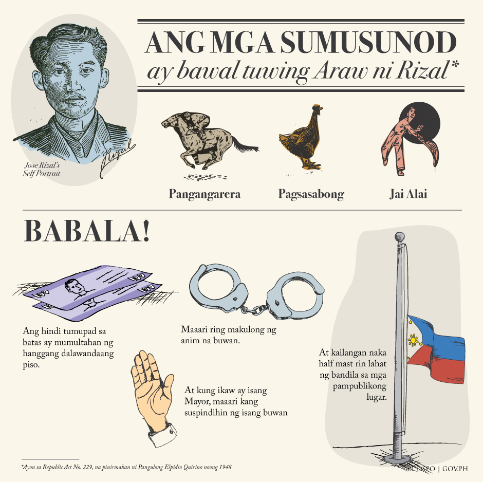 Here Are the Things You Cannot Do Today on Rizal Day