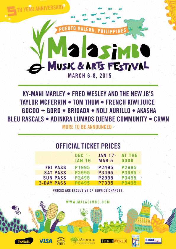 Malasimbo Music and Arts Festival Malasimbo Music and Arts Festival (Line up + Ticket Prices)