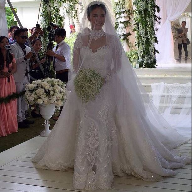 Check Out Heart Evangelista's Wedding Gown! 5