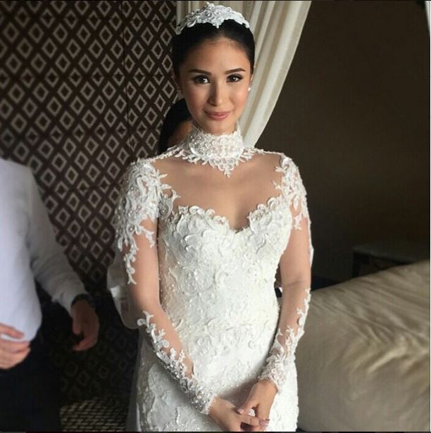 Check Out Heart Evangelista's Wedding Gown! 6