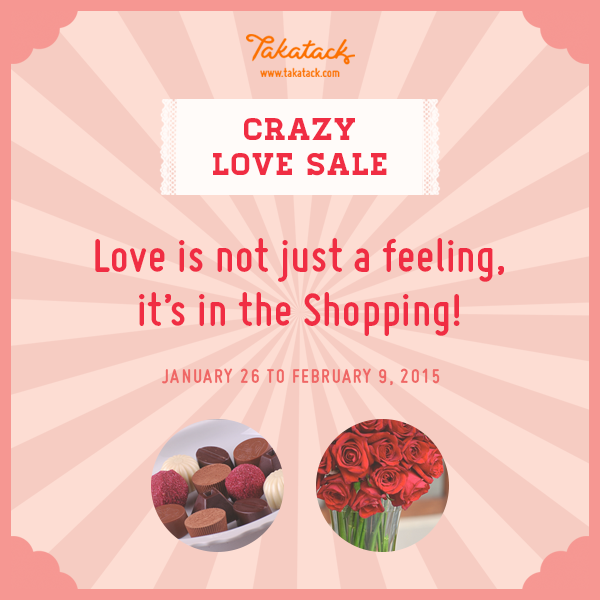 Crazy Love Sale Social Media Posts Smart