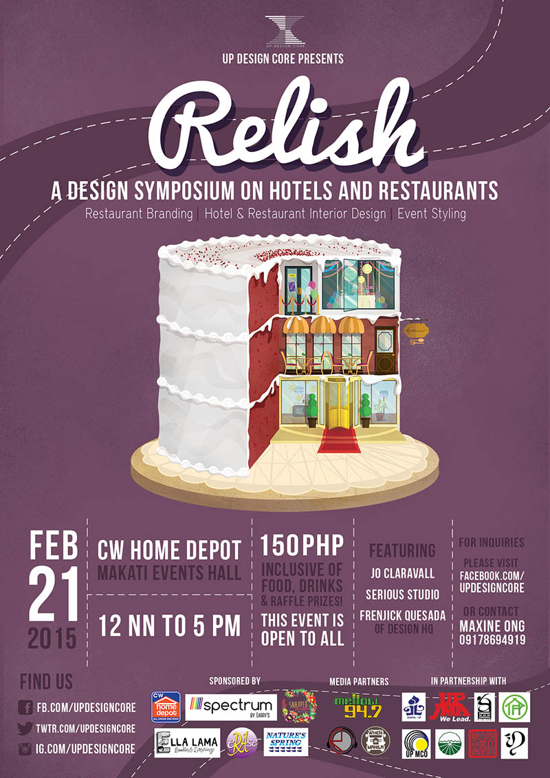 UP Design Core_Relish When in Manila Poster