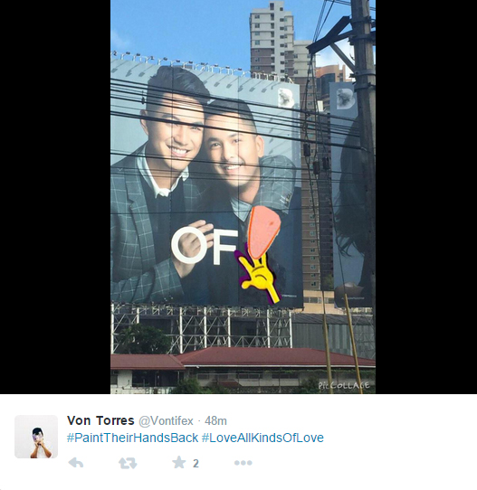 Vandalized Pro-LGBT Billboard Sparks Viral Campaign 10